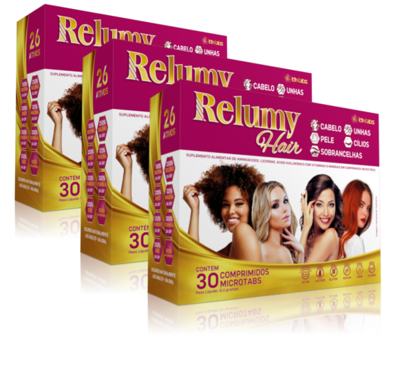 Relumy Hair 3 Caixas